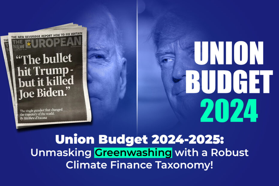 Union Budget 2024-2025: Unmasking Greenwashing with a Robust Climate Finance Taxonomy!